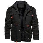 Liam Veste Militaire Homme – Manteau Imperméable avec Doublure Polaire et Taille Ajustable