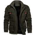 Liam Veste Militaire Homme – Manteau Imperméable avec Doublure Polaire et Taille Ajustable