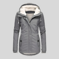 Celine Parka de Invierno para Mujer – Abrigo Largo Impermeable con Pelo