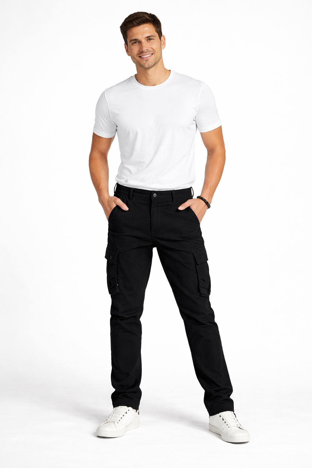 Mane Pantalón Cargo para Hombre – Pantalón Workwear Casual Utilitario