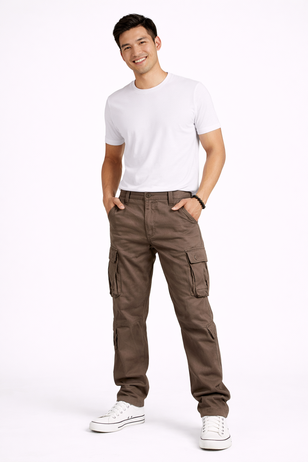 Mane Pantalón Cargo para Hombre – Pantalón Workwear Casual Utilitario
