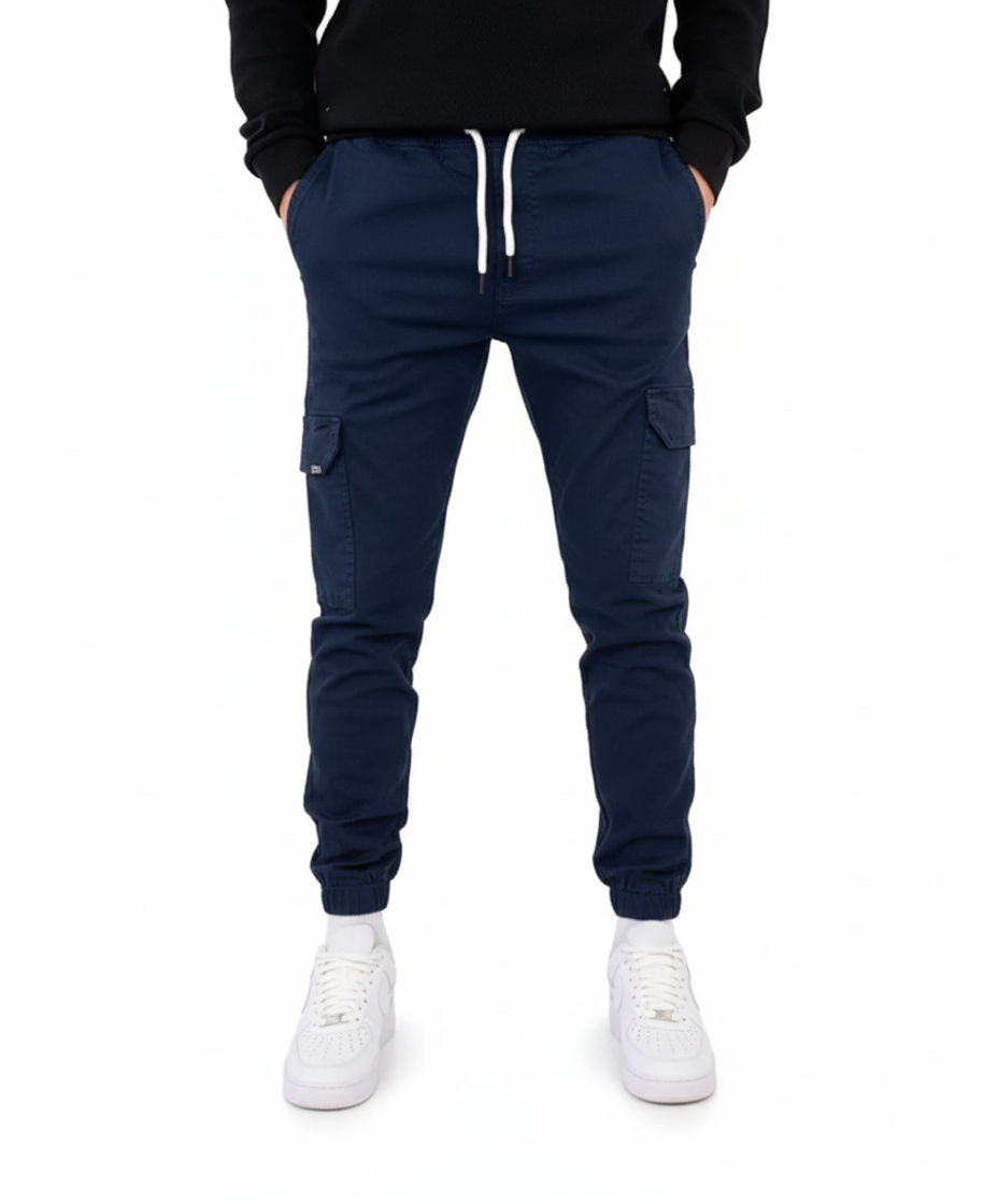 Mariano Pantalón Cargo para Hombre – Jogger Urbano Ajustado con Bolsillos