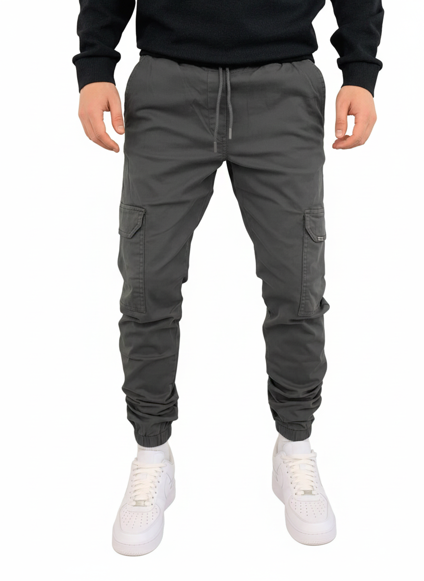 Mariano Pantalón Cargo para Hombre – Jogger Urbano Ajustado con Bolsillos