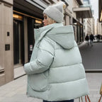 Hainie Veste Puffer Imperméable pour Femme – Manteau Oversize Hiver Chic