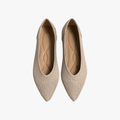 Faye Ballerine Knit da Donna – Scarpe Punta Stretta Comode Casual Chic