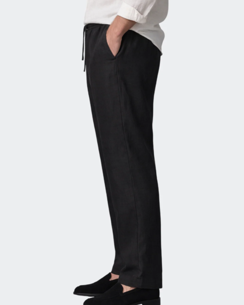 Calvin Pantalón de Lino Hombre – Corte Relajado, Ligero y Transpirable