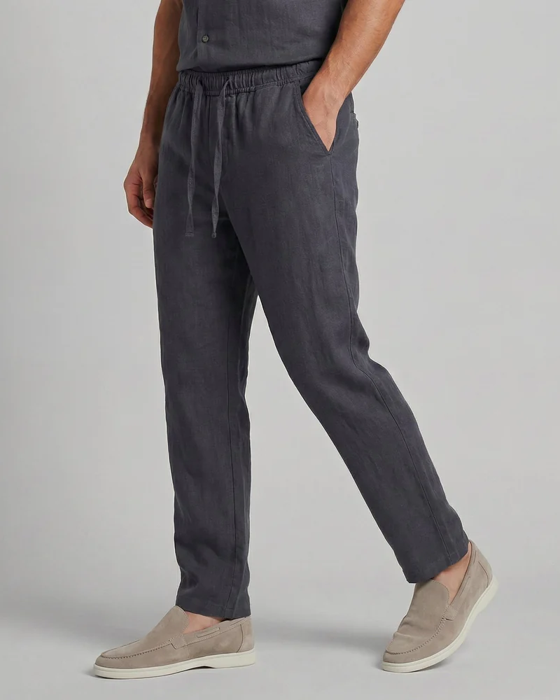 Logan Pantalón de Pierna Ancha Hombre – Corte Relajado, Ligero y Transpirable