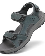 Carter Sandalias Trekking Hombre – Cuero, Tiras Ajustables y Suela PU Ligera