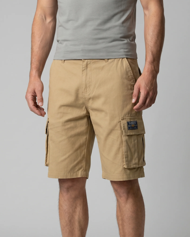 Colton Shorts Cargo Hombre – Corte Relajado, Tejido Transpirable y Multibolsillos