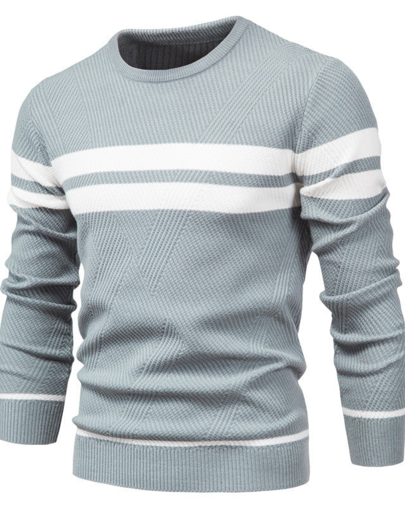 Blake Jersey de Rayas Hombre – Punto Cómodo, Corte Regular y Estilo Casual