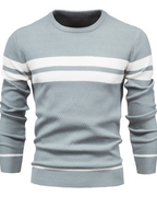 Blake Jersey de Rayas Hombre – Punto Cómodo, Corte Regular y Estilo Casual
