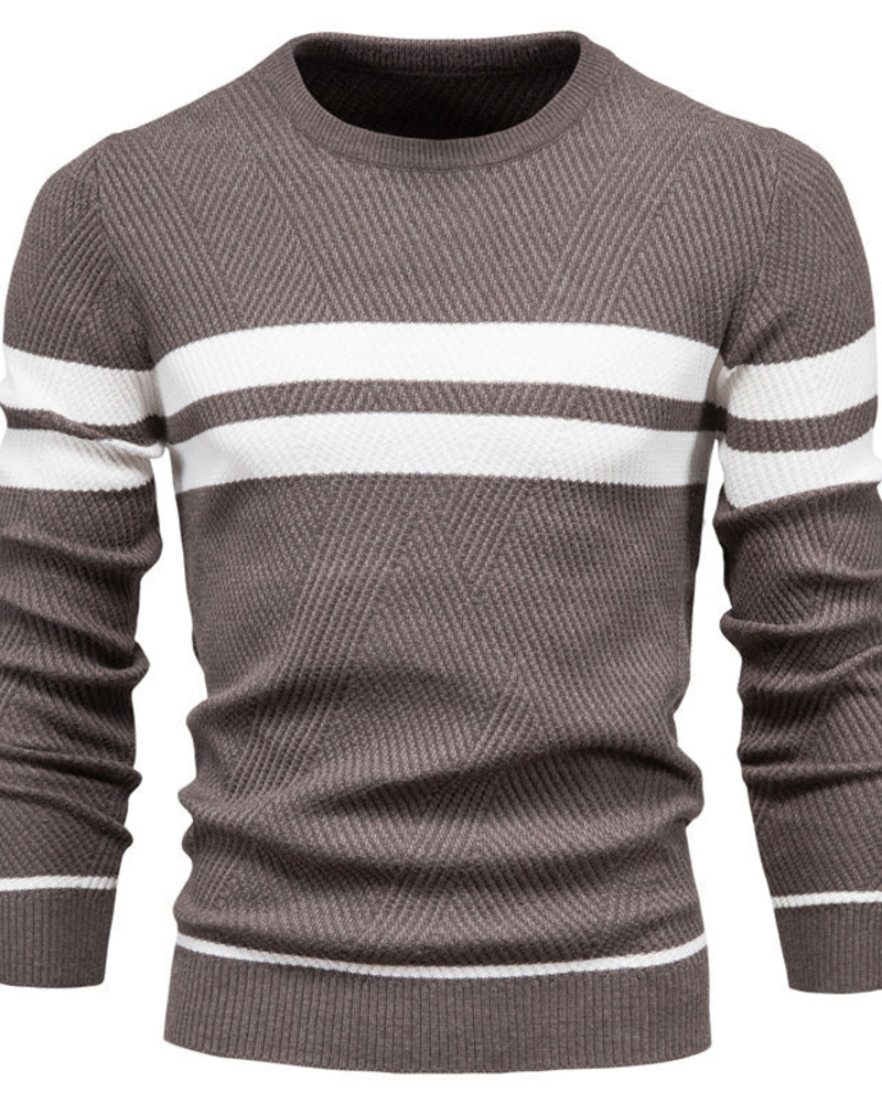 Blake Jersey de Rayas Hombre – Punto Cómodo, Corte Regular y Estilo Casual
