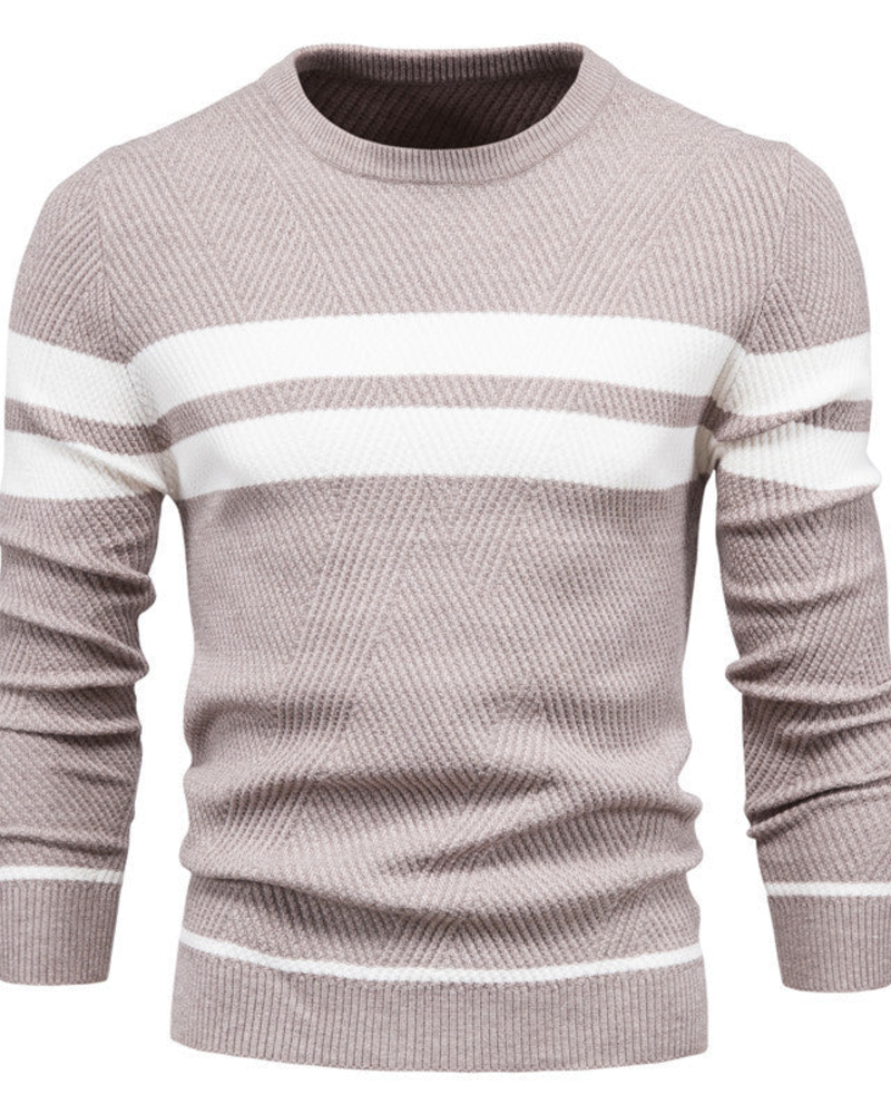 Blake Jersey de Rayas Hombre – Punto Cómodo, Corte Regular y Estilo Casual