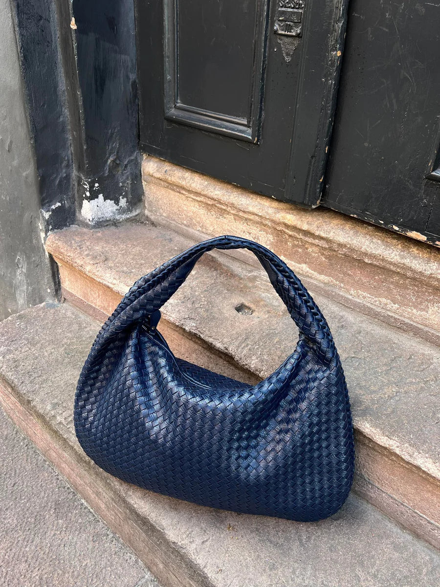Noa Bolso Tote Trenzado para Mujer – Shopper Elegante de Cuero Vegano Chic