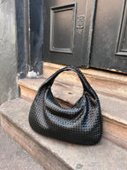 Sac tote tressé Noa pour femme – Shopper élégant en cuir vegan chic