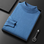 Ryan Maglione da Uomo – Maglione di Maglia Elegante Collo Alto Chic