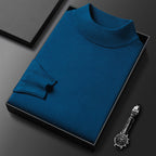 Ryan Maglione da Uomo – Maglione di Maglia Elegante Collo Alto Chic