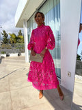 Vestido Largo de Encaje para Mujer