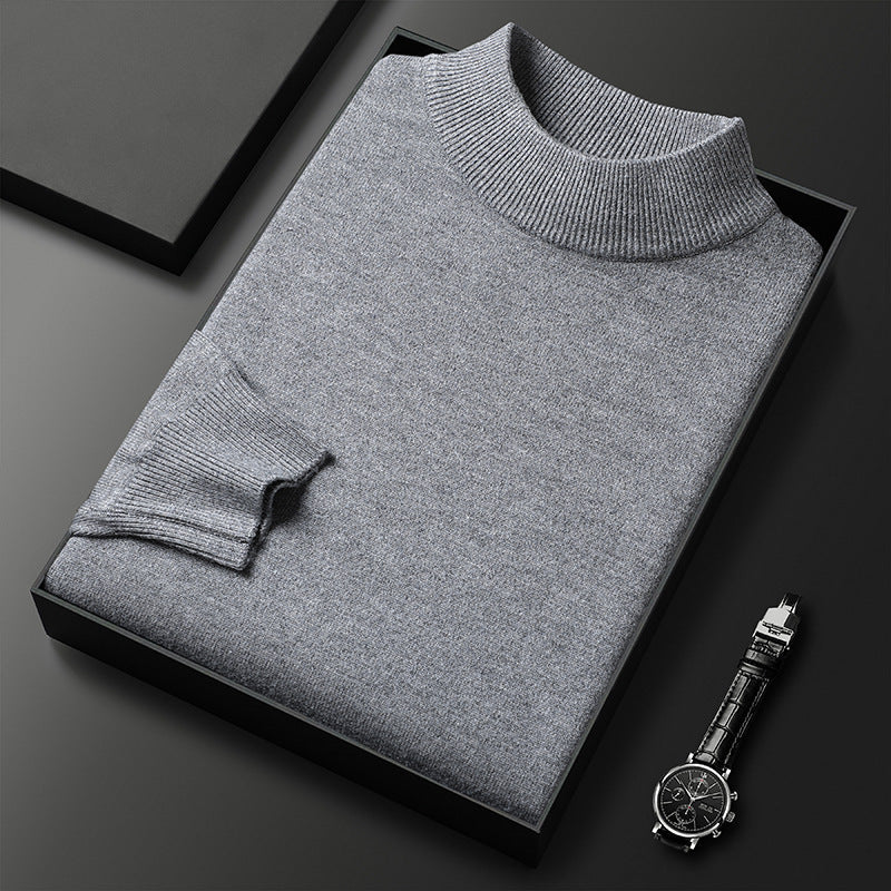 Ryan Jersey para Hombre – Suéter de Punto Elegante Cuello Alto Chic