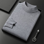Ryan Maglione da Uomo – Maglione di Maglia Elegante Collo Alto Chic