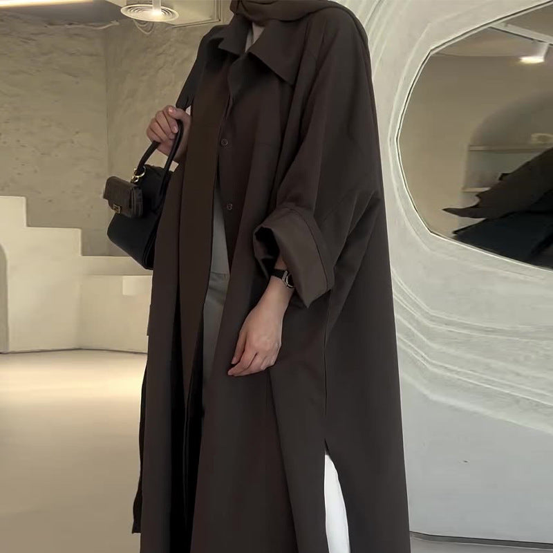 Camila Abrigo Oversize Largo para Mujer – Manteau Elegante Invierno Chic