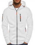Ealdred Felpa con Cappuccio da Uomo – Hoodie con Zip Casual Urbano