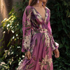 Natalia Vestido Maxi para Mujer – Vestido Largo Elegante Verano Chic