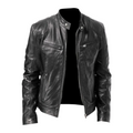 David Veste en cuir pour homme – Blouson élégant en cuir premium décontracté