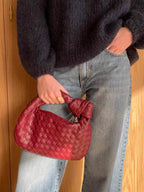Soera Borsa Mini Intrecciata da Donna – Borsa Elegante Artigianale Casual Chic