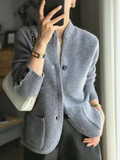 Lucille Cardigan en cachemire pour femme – Veste élégante avec boutons premium