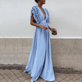 Marthe Robe Maxi de Fête pour Femme – Robe Élégante Gala Cérémonie