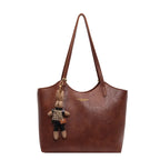 Emma Rustic Edge Tote – Bolso Tote Vintage de Cuero Vegano Elegante