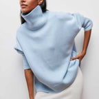 Camille Pull en maille pour femme – Pull élégant doux décontracté chic