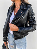 Maxine veste en cuir pour femme – blouson élégant chic intemporel