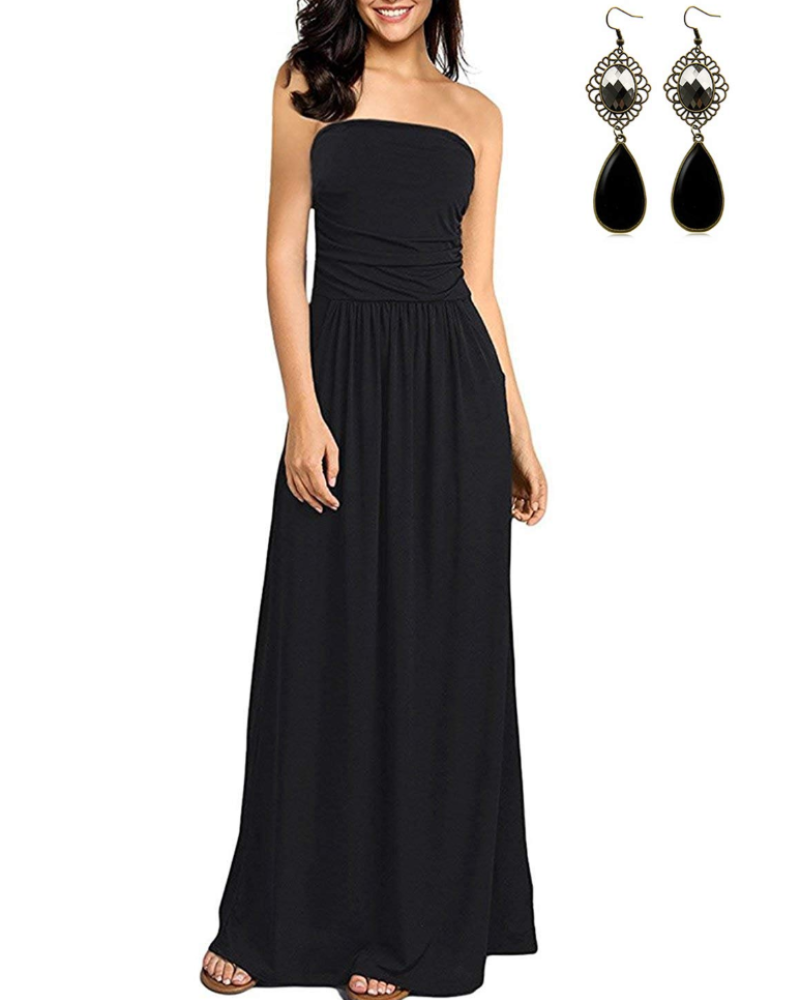 Isla Vestito Maxi Donna – Stile Boho, Tasche, Tessuto Leggero e Asciugatura Rapida