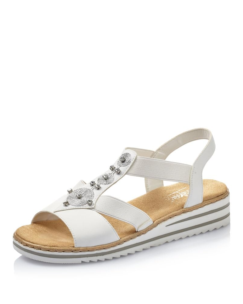 Leona Sandalias Mujer – Cuña Ligera, Hebilla Ajustable y Plantilla Acolchada