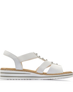 Leona Sandalias Mujer – Cuña Ligera, Hebilla Ajustable y Plantilla Acolchada