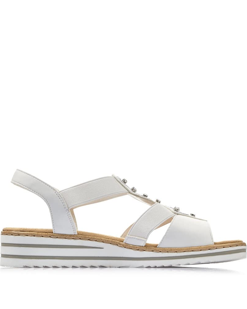 Leona Sandalias Mujer – Cuña Ligera, Hebilla Ajustable y Plantilla Acolchada