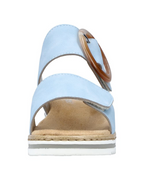 Claire Zuecos de Cuña para Mujer – Mules Slip-On de Piel Sintética con Plantilla Acolchada