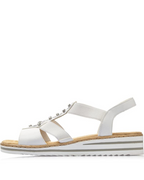 Leona Sandalias Mujer – Cuña Ligera, Hebilla Ajustable y Plantilla Acolchada