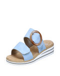 Claire Zuecos de Cuña para Mujer – Mules Slip-On de Piel Sintética con Plantilla Acolchada