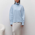 Camille Pull en maille pour femme – Pull élégant doux décontracté chic