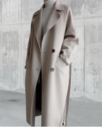 Isabelle Cappotto Lungo di Lana da Donna – Giacca Elegante e Calda Premium