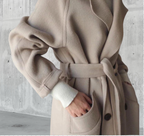 Isabelle Cappotto Lungo di Lana da Donna – Giacca Elegante e Calda Premium
