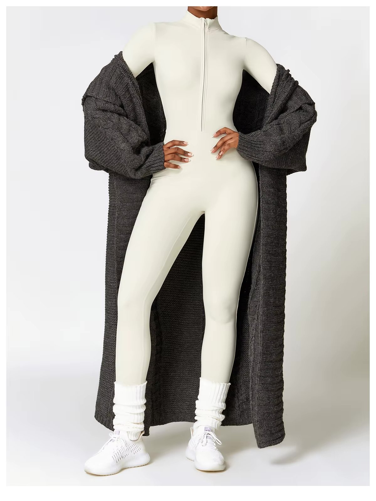 Eya Combinaison d'hiver pour femme – Combinaison polaire chaude sportive et confortable