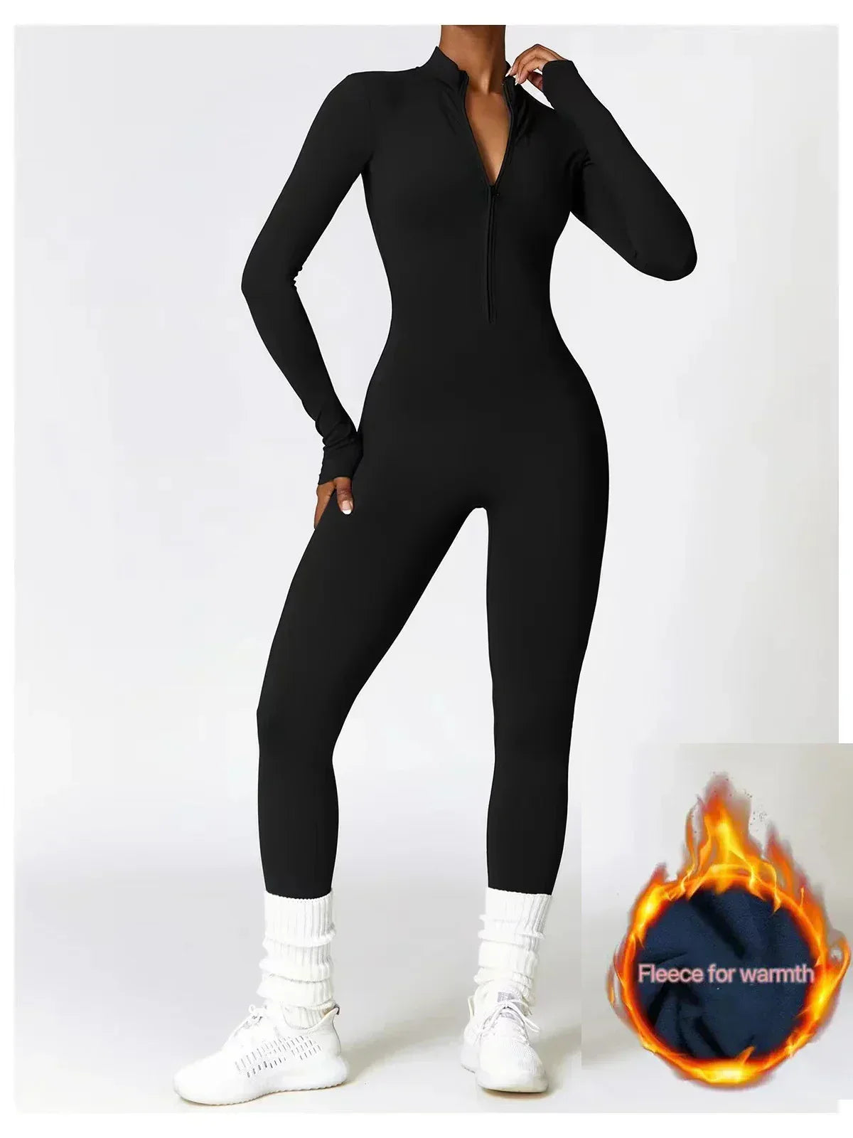 Eya Mono de Invierno para Mujer – Enterizo Polar Cálido Deportivo y Cómodo
