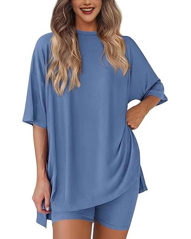 Eliza Conjunto Lounge Mujer – Set Dos Piezas, Manga Corta y Corte Holgado