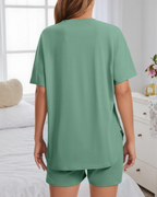 Sophie Conjunto Mujer – Set Lounge con Capucha, Shorts, Cordón y Bolsillo