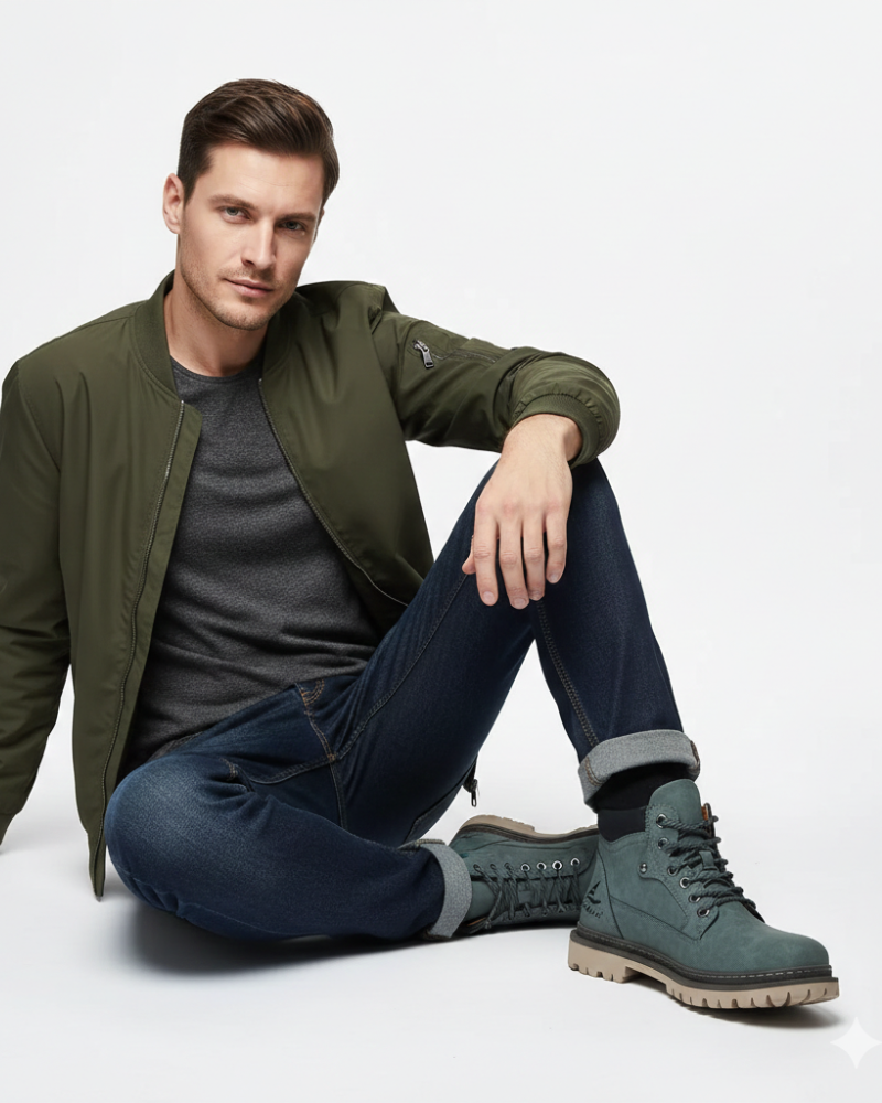 Ernie Bottes en Cuir pour Homme – Bottines Élégantes Résistantes et Confortables Premium