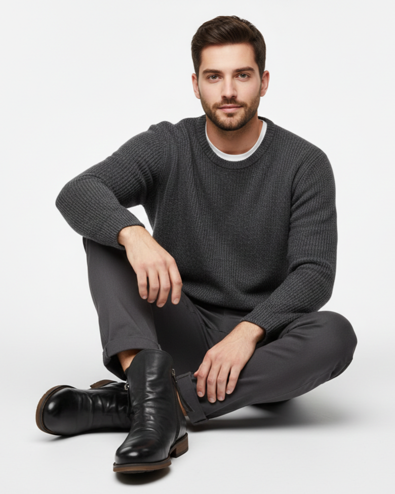 Daniel Bottines pour Homme – Bottes Élégantes avec Fermeture Éclair Décontractées Chic